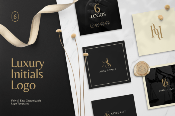 Download INITIALS LOGO - Luxury Initials Logos - Premium Resources