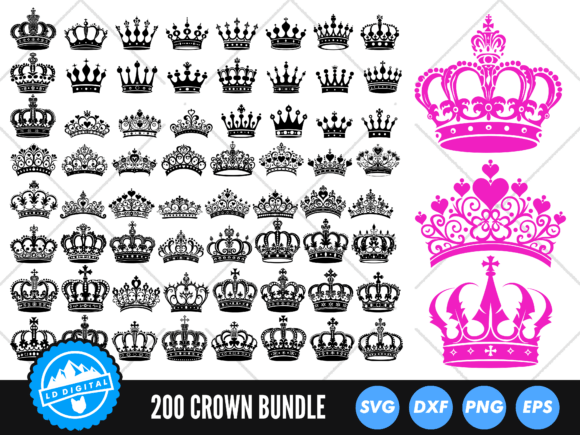Download Royal Crown SVG Bundle, King Crown SVG - Royal Collection