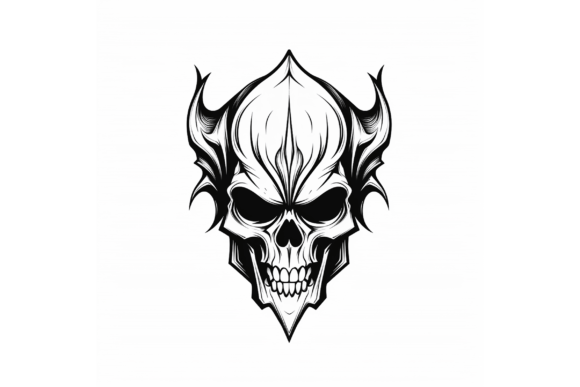 Download Woman Hand Drawing Piston Skull Logo - Hand Collection