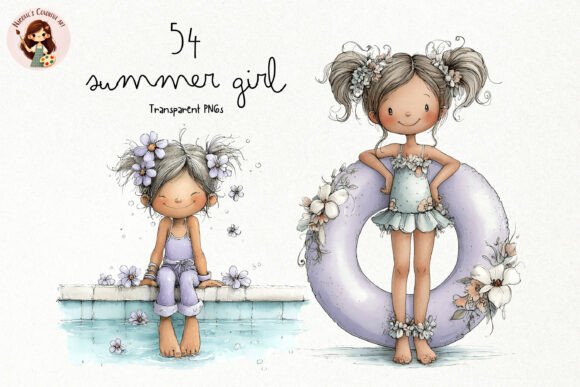 Download Cute Summer Girl PNG Clipart - Girl Collection