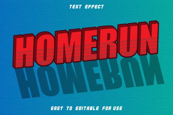 Download Home Run Editable Text Effect - Run Collection