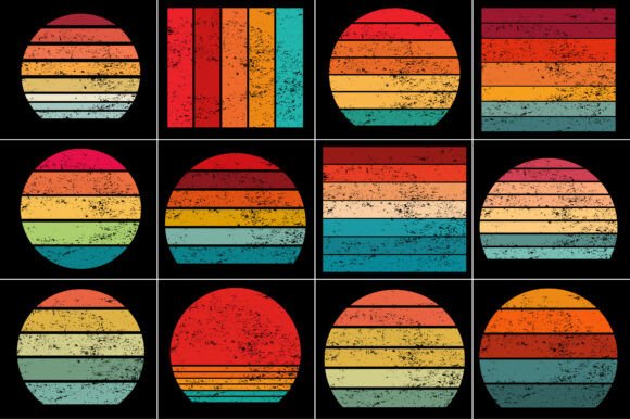 Download Retro Vintage Sunset Grunge Background - Run Collection