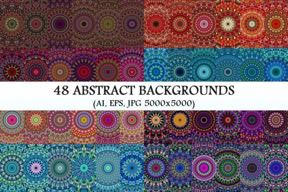 Download 48 Mosaic Mandala Backgrounds - Mosaic mandala Collection
