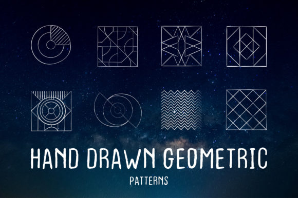 Download Hand Drawn Geometric Graphic Shapes - Hand Collection