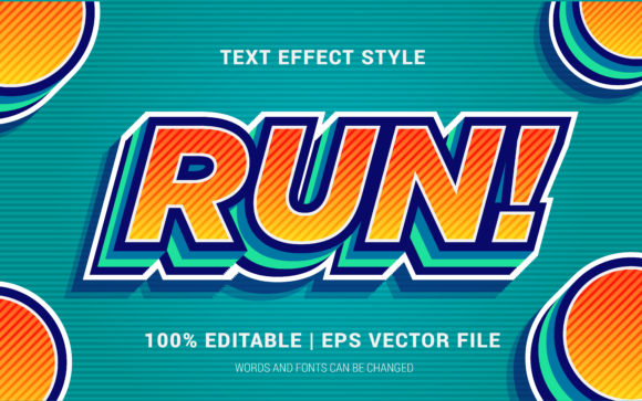 Download Run&nbsp;Text Effect Style - Run Collection