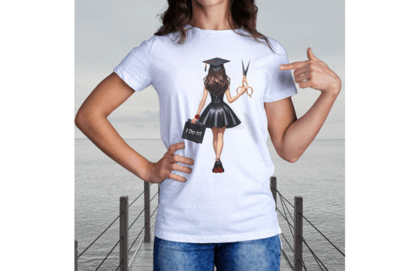 Download Graduation Girl Hairstylist Cosmetology - Girl Collection